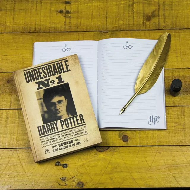 Harry Potter Notebook 200 Page Lined Hardback Undesirable Lenticular Poster