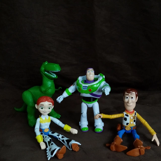 DISNEY PIXAR TOY Story Woody Jessie Buzz Lightyear Rex Movable Figures