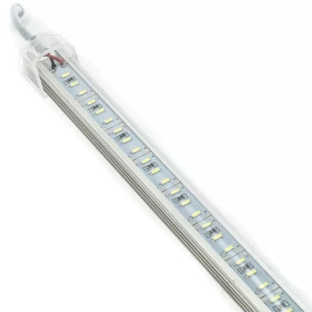 Barra Luminosa Striscia 144 Led 1M Alluminio Rigido Strip 12V Sottopensile Calda