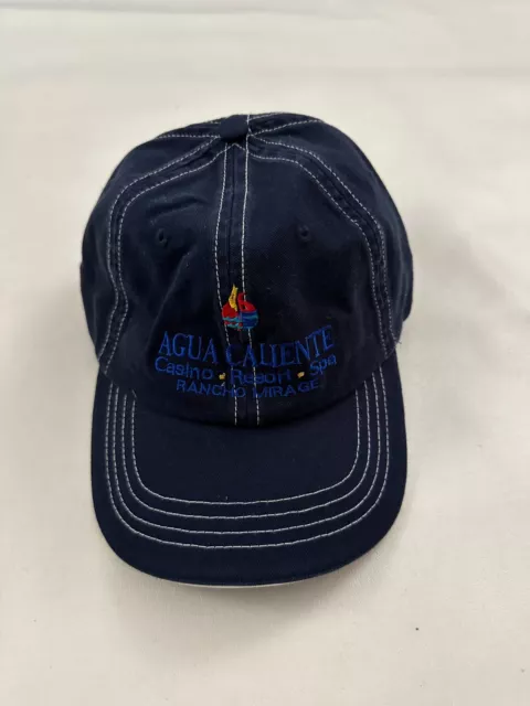 New Agua Caliente Embroidered Graphic Blue Baseball Cap Hat Adjustable One Size