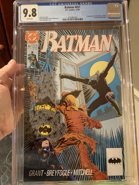 BATMAN #457 CGC 9.8 🔥 1st TIM DRAKE AS ROBIN 🔥DC 1990 L@@K!