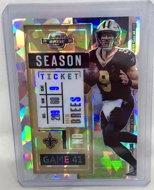 2020 Contenders Optic Cracked Ice Drew Brees Sp /22