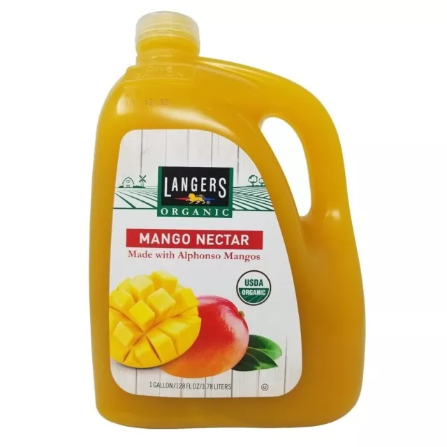 Langers Organic Mango Nectar Juice 128 Fluid Ounce