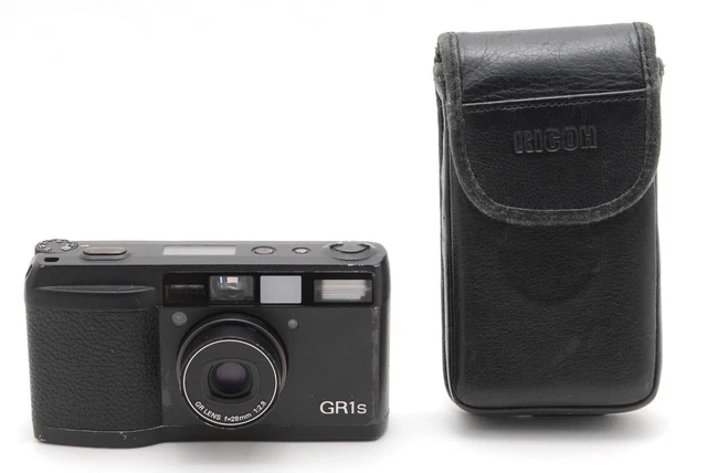 LCD Works [EXC+5] Ricoh GR1s black Point & Shoot Compact Film Camera From JAPAN