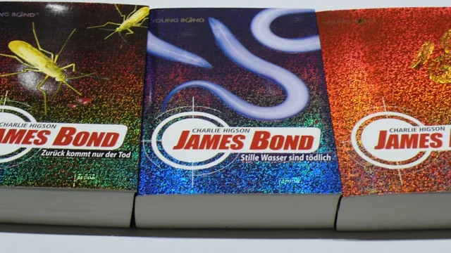 3 James Bond Taschenbücher von Charlie Higson / Petra Koob-Pawis. Jugendbücher.