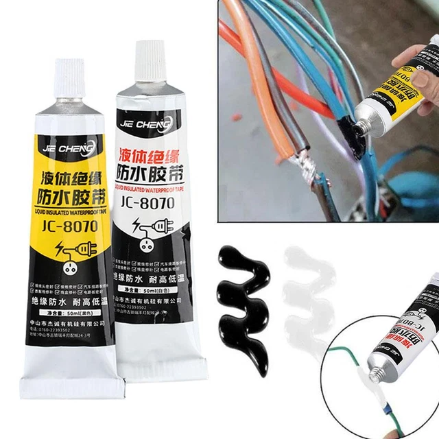 LIQUID INSULATION TAPE Cable Line Glue Electrical Sealant Tape Repair ...