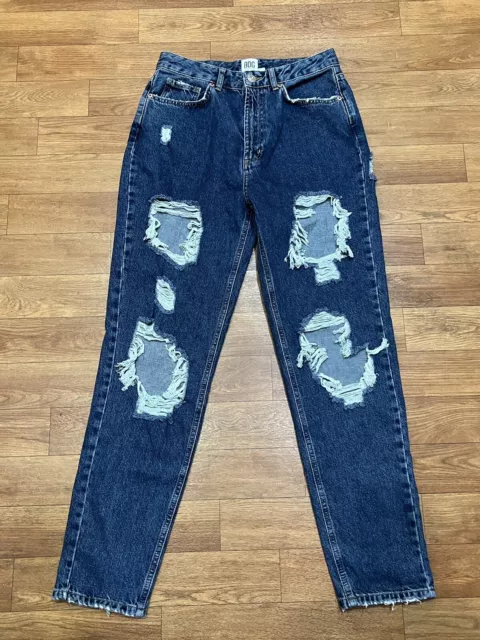 BDG Jeans Womens 28 Mom High Rise Distressed Denim Pants Urban Outfitters