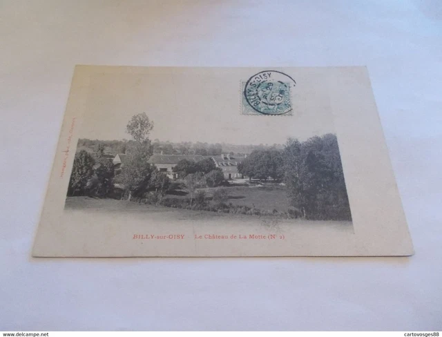 Cpa 58  Billy Sur Oisy Nievre Chateau De La Motte 1906