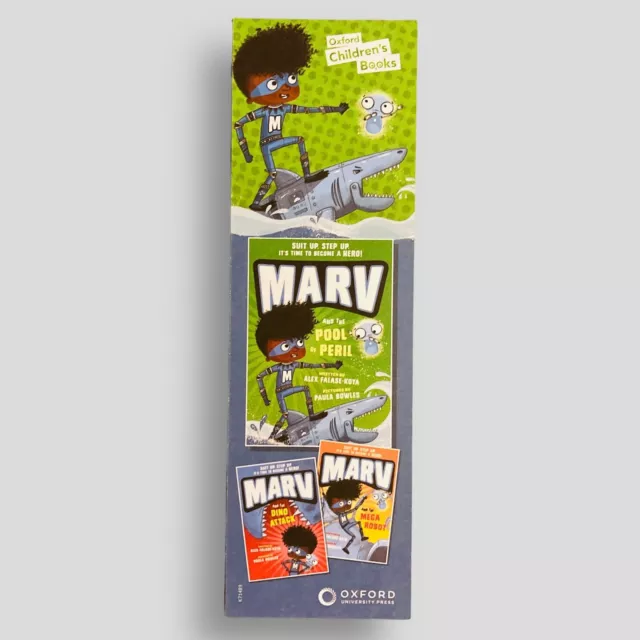 Marv & The Pool Of Peril Collectible PROMOTIONAL BOOKMARK -not the book
