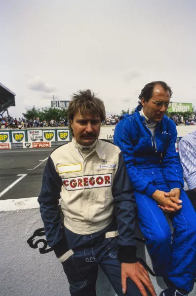 Rudi Seher and Ernst Schuster Le Mans 1986 Old Photo