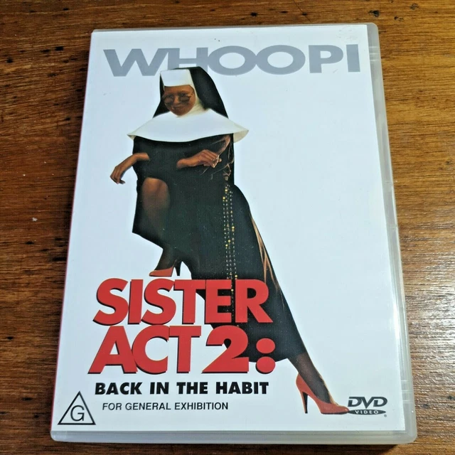 SISTER ACT 2 Back in the Habit DVD Whoopi Goldberg R4 FREE POST Comedy ...