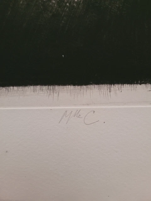 Lithographie signée et numérotée signature à identifier 85/100 "Mlle C" 4