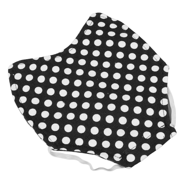 (Black Dot)Hen Saddle Apron Double Layer Canvas Chicken Feather Fixer Wing Back