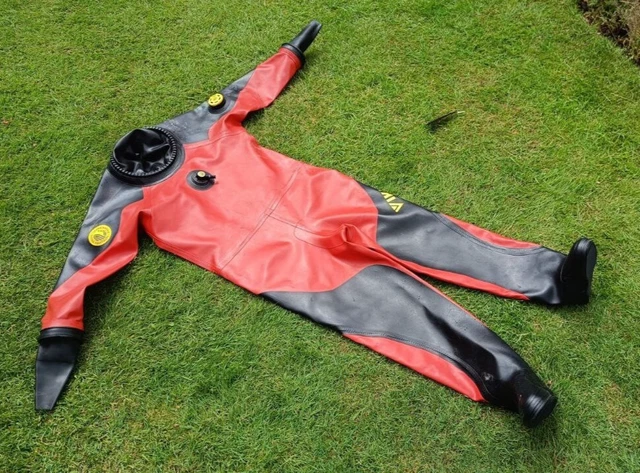 Suba Suite VIKING PRO DIVING drysuit - rubber scuba diving suit + optional extras ...