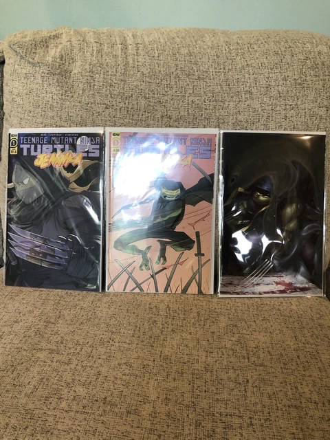 IDW TEENAGE MUTANT NINJA TURTLES JENNIKA #1 X 3 Covers A,RI-A 1:10 & Lee Variant