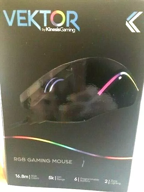 Souris RVB KINESIS Gaming Vektor - filaire réglable à 5000 DPI - 6 programmable 3