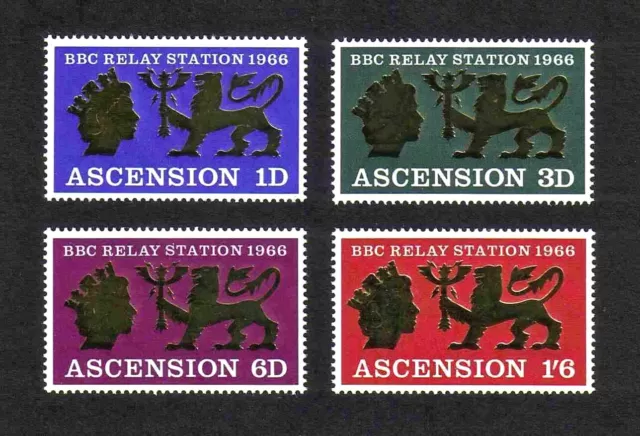 Ascension Island 1966 BBC Relay Station complete set of 4 values (SG 103-6) MNH