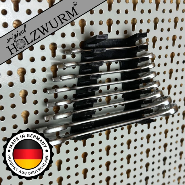 Maulschlüssel Halterung Für Lochwand - Praktischer Organizer Für Ring- Und Gabelschlüssel