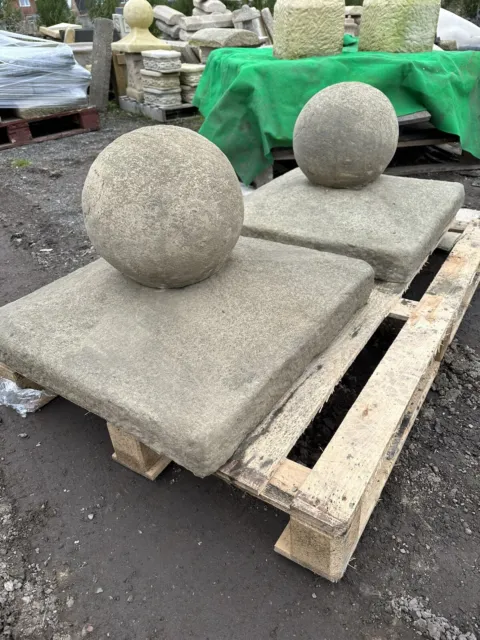 Garden stone pillar post tops,Ball finials,Post pier caps,Copings,drive way post