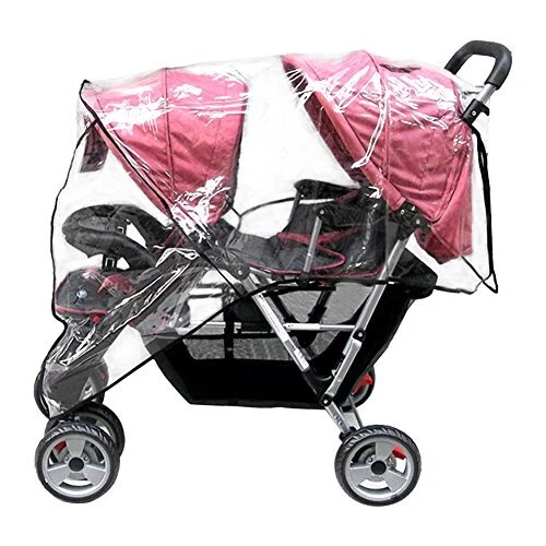 Aligle Weather Shield Double for Swivel Wheel Stroller Universal Size...