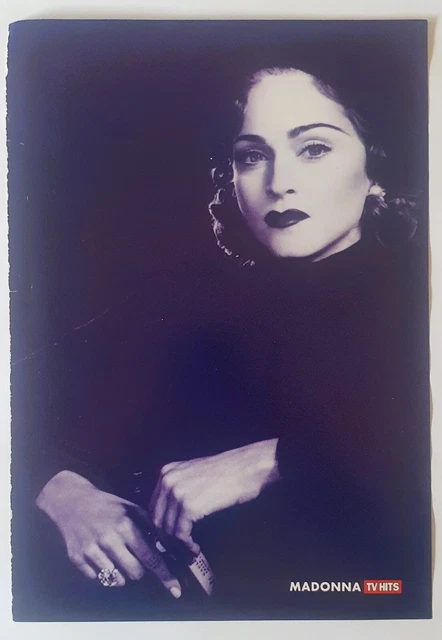MADONNA SASH HITS magazine pin-up pull-out poster 1 page Australian ...