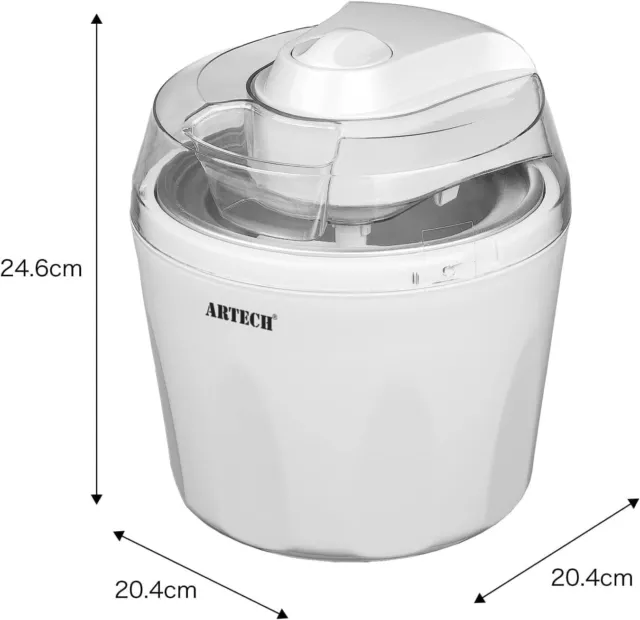 Premium Electric Ice Cream Maker 1.5L Gelato Sorbet YoghurtHealthy Frozen Treats 2