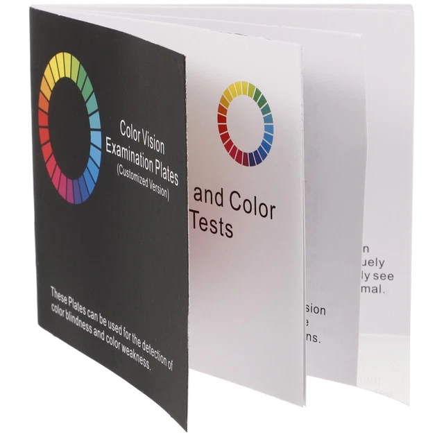 TESTING CHART BOOK Color Chart Color Visual Test Book for Color ...