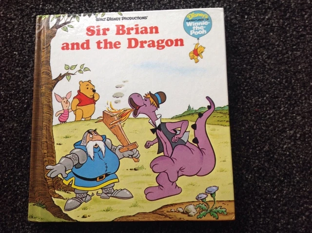 SIR BRIAN AND the Dragon Disney Adventures Winnie the Pooh vintage 1980 LOVELY £6.73 - PicClick UK