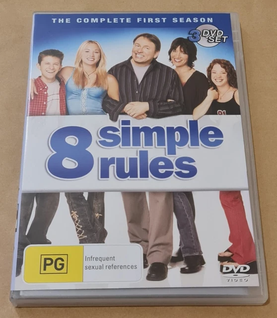 8 SIMPLE RULES : Season 1 (DVD, 2002) Like New Region 4 Free Post $25. ...
