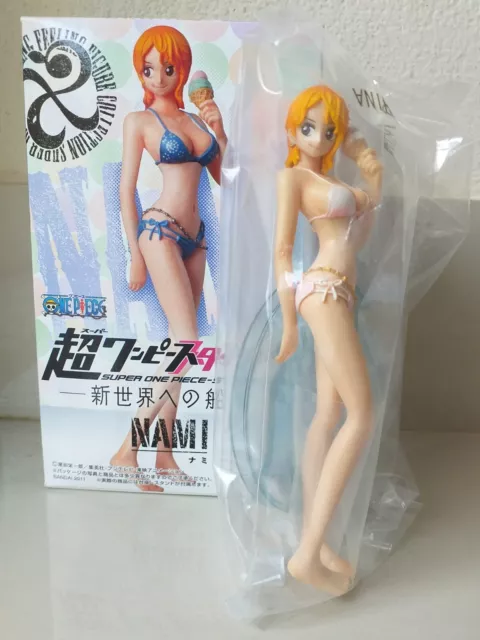 Anime Manga  Super One Piece NAMI Figure Model Styling Genuine Bandai