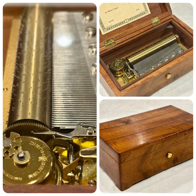 REUGE MUSIC オルゴール Ave Maria OUTSTANDING SWISS REUGE 3/72 Music Box ~ AVE MARIA By Gounod