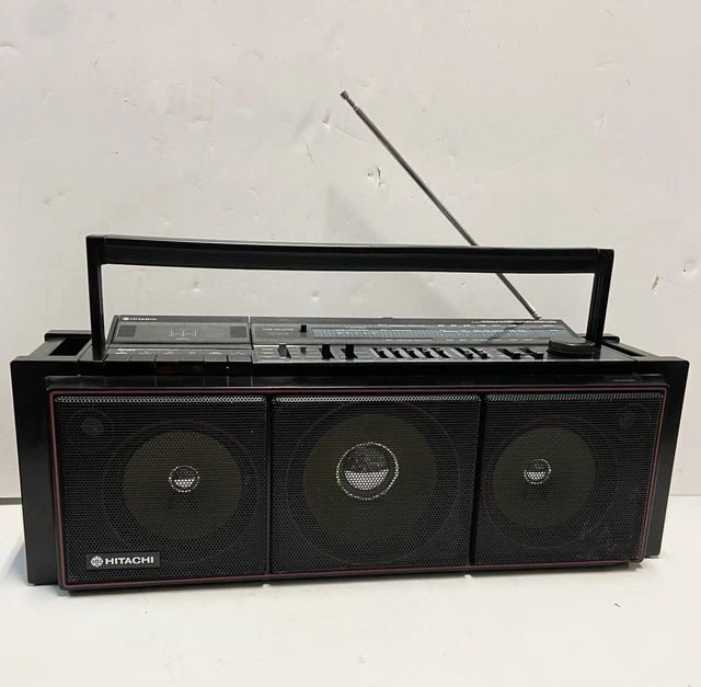 HITACHI TRK-7620 HC 3 Band Radio Cassette Boombox Super Bass