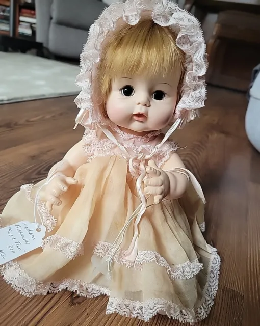 Vintage Madame Alexander Doll "Sweet Tears" w/ Tagged Dress 13"