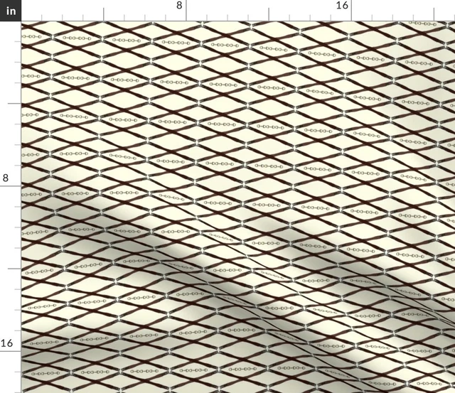 Horse Equestrian Dogs Plaid Spoonflower Fabric by the Yard