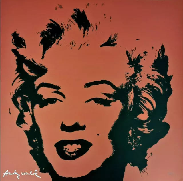 Andy WARHOL, Serigrafía firmada en plancha, Red Marilyn, 1986