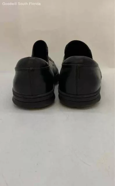 BRUNO MAGLI MENS Radiant Black Leather Slip-On Loafers Shoes Size 8.5 ...