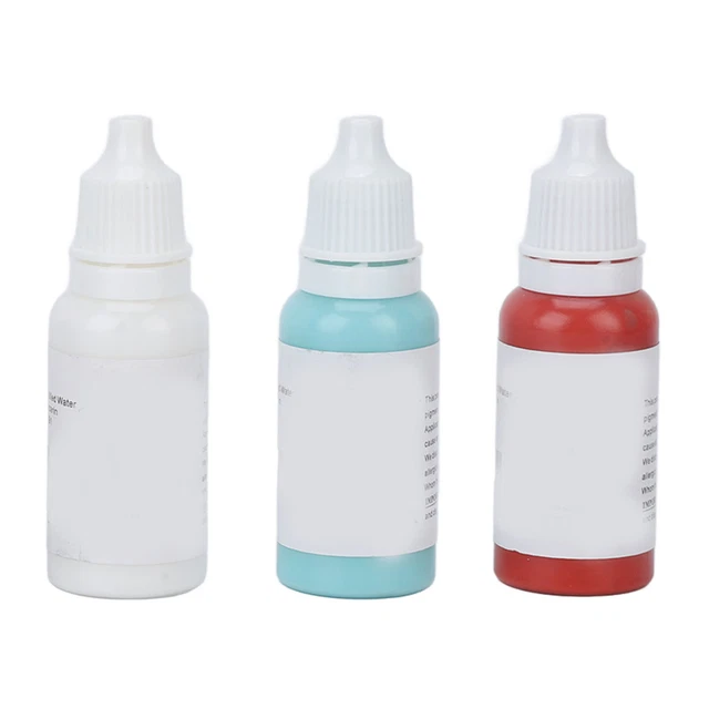 6 colori 15 ml set inchiostro tatuaggio microblading pigmento colorante per tatuaggi per pratica GF0