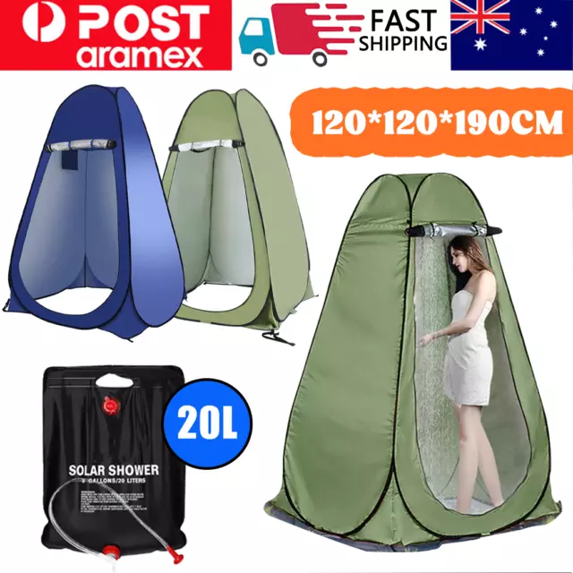 2024 Portable Pop Up Outdoor Camping Shower Tent Toilet Privacy Change Room