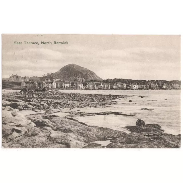 NORTH BERWICK East Lothian East Terrace Postcard, Postmarked 1904