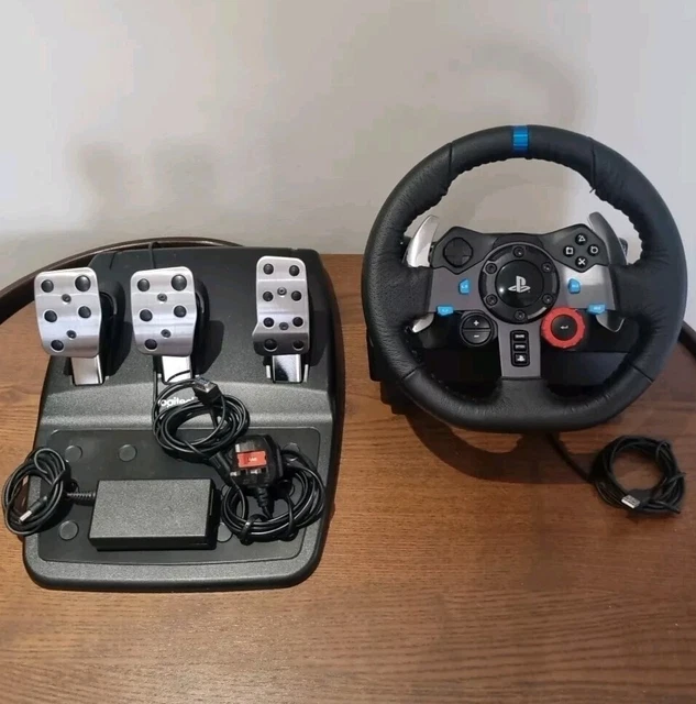 LOGITECH G29 STEERING Wheel and Pedals & Power Supply PS5 PS4 PS3 PC £