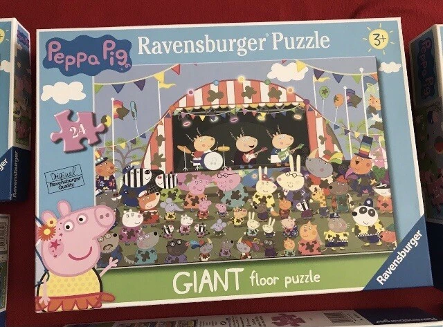 RAVENSBURGER PEPPA PIG 24 Piece Giant Floor Puzzle - Excellent Boxed £3 ...