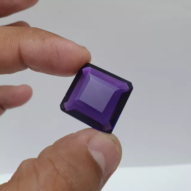 28.0 Ct Certified Natural Beautiful Purple Amethyst Loose Gemstones Z-025