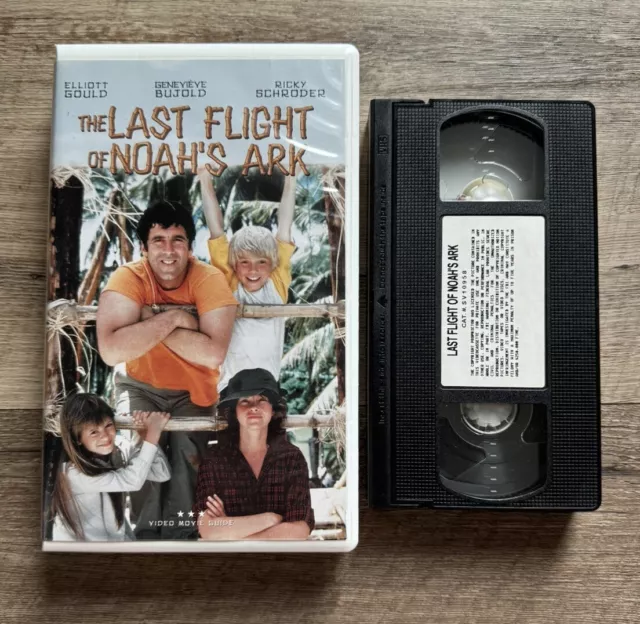 THE LAST FLIGHT of Noahs Ark (VHS, Anchor Bay, 1980) Vintage Video Tape ...