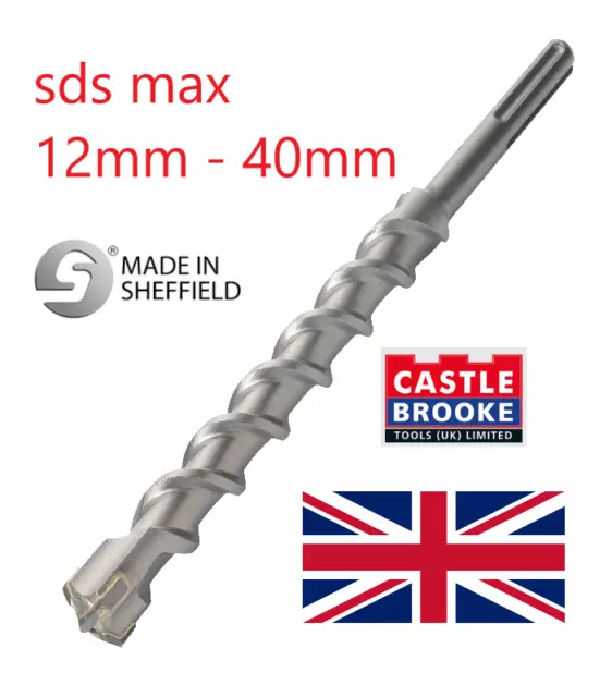 🏆 Sds Max Masonry Drill Bit Tungsten Carbide Tip, For Stone Concrete Brick 🏆