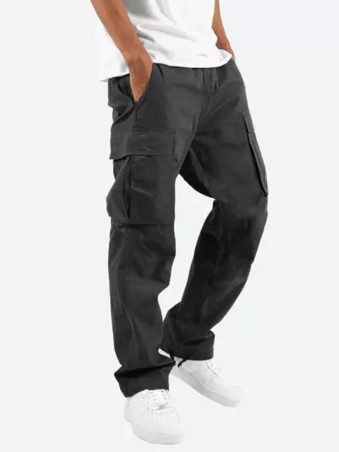 Mens Cargo Chino Pants Jogger Jeans Cargo Pants Sweatpants Stretch Pants New