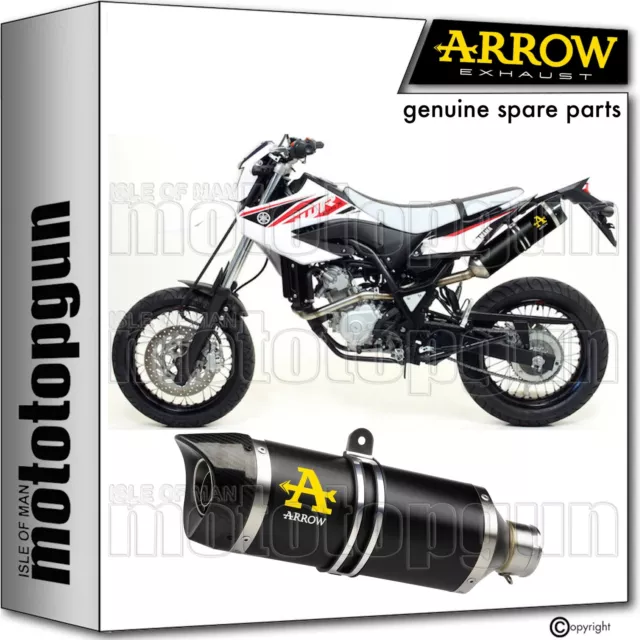 Arrow Exhaust O Thunder Black Aluminium C Yamaha Wr 125 R 2011 11 2012 12