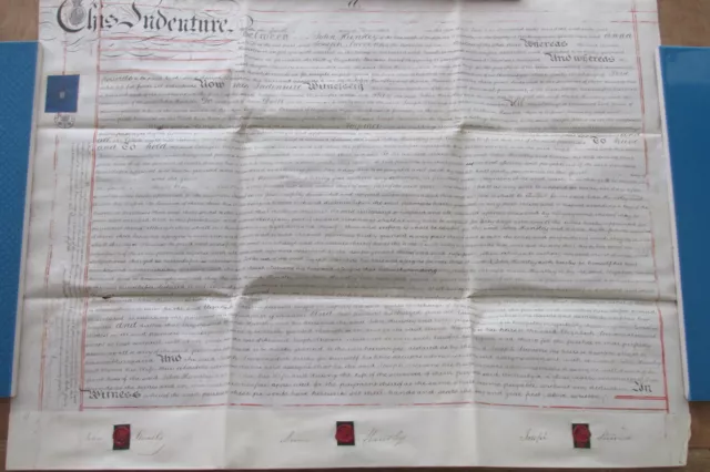 Indenture Conveyance of a cottage & premises, Chopping Wycombe, 1864.