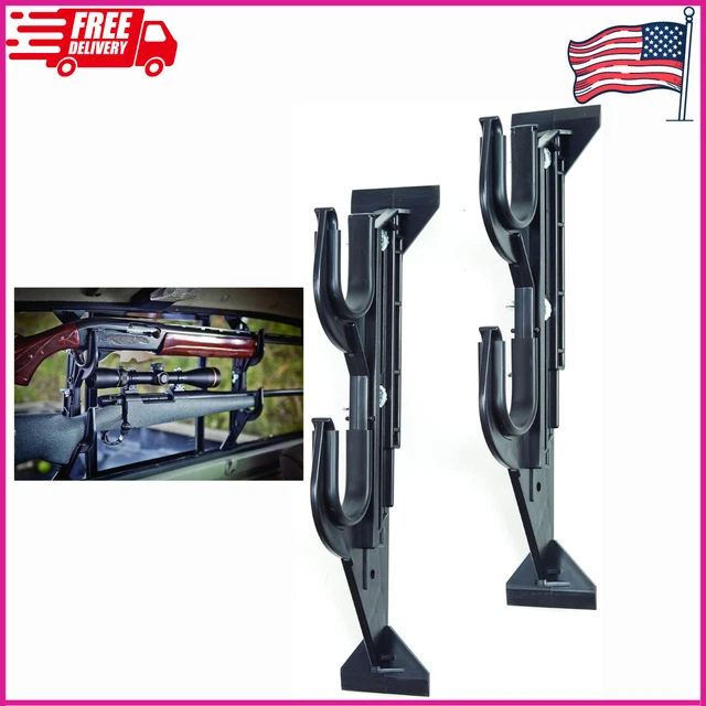TRUCK REAR WINDOW Rifle Shotgun Gun Holder Rack Vehicle Pickup Mount