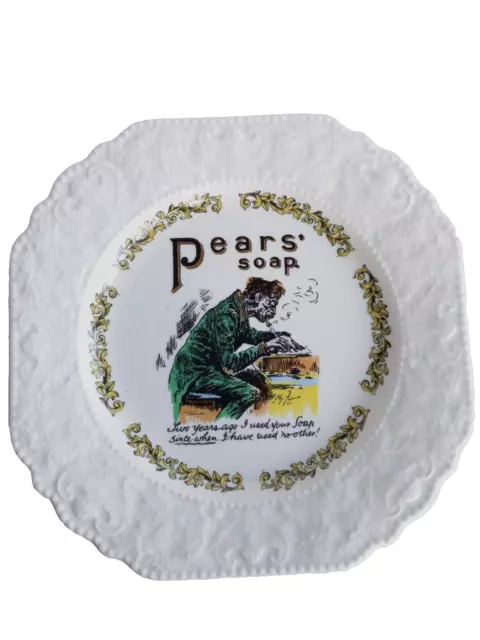 Pears Soap Plate Vintage Advertising Lord Nelson Pottery Humorous