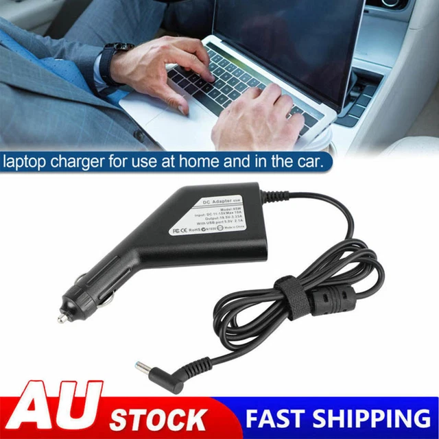 65W 4.5x3.0mm 19.5V 3.33A Car AC Adapter Power Charger Fir For HP Laptop AUS